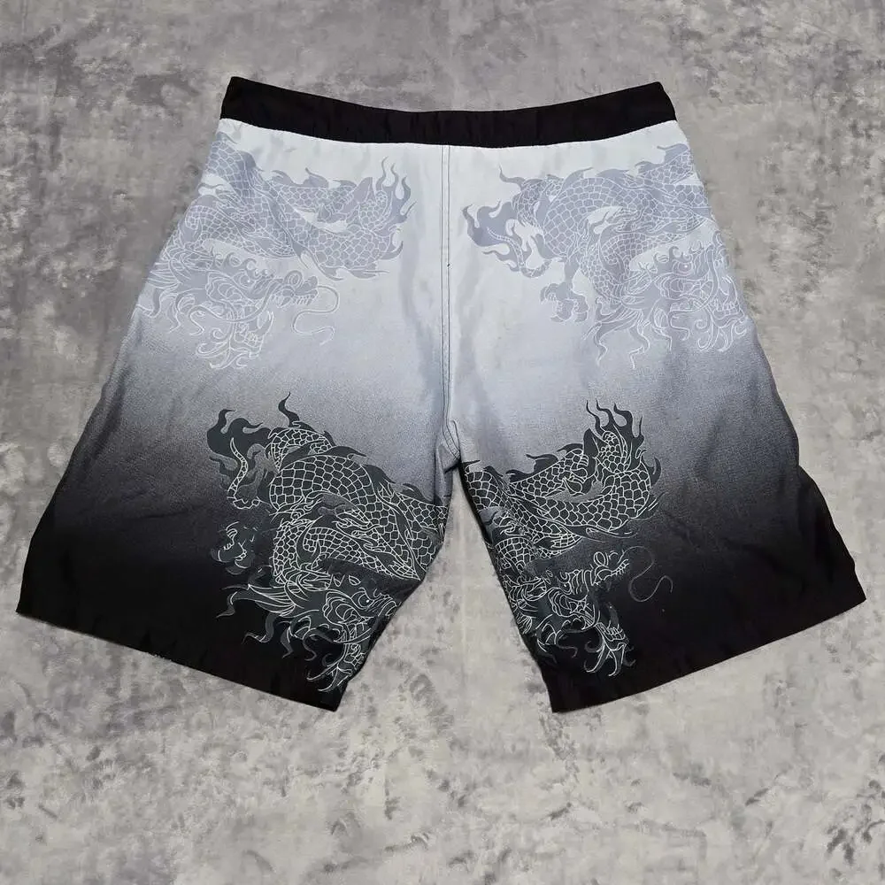 JNCO Jeans Men's Dragon Print Board Shorts
